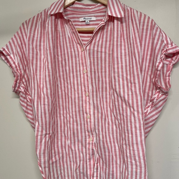 Madewell candy cane stripped buttoned shirt - Picture 3 of 5